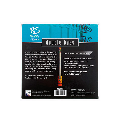 D'Addario NS610 NS Electric Traditional Bass Strings