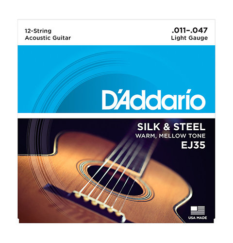D'Addario EJ35 Silk & Steel Folk 11-47