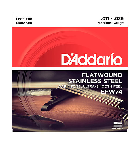 D'Addario EFW74 Flat Wound Medium 11-36