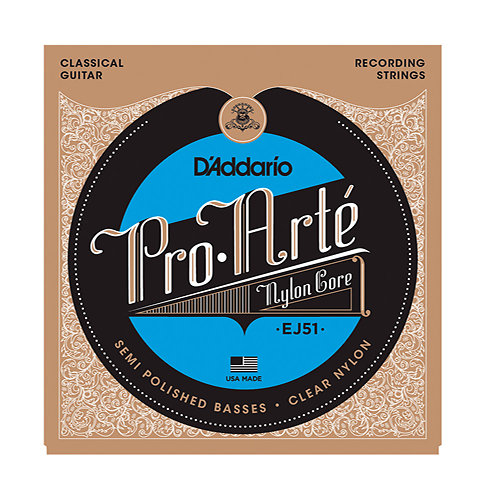 EJ51 Pro-Arté with Polished Basses Hard Tension D'Addario