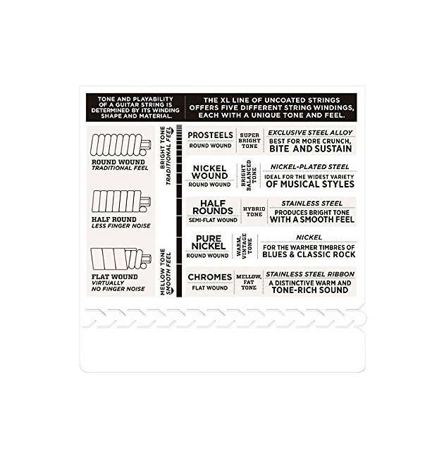 EKXL110 Nickel Wound Regular Light Reinforced 10-46 D'Addario