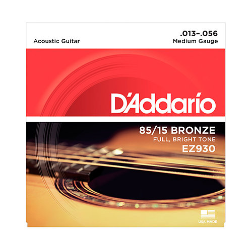 D'Addario EZ930 85/15 Bronze Medium 13-56