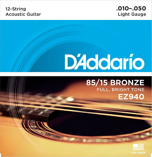 D'Addario EZ940 85/15 Bronze Light 10-47