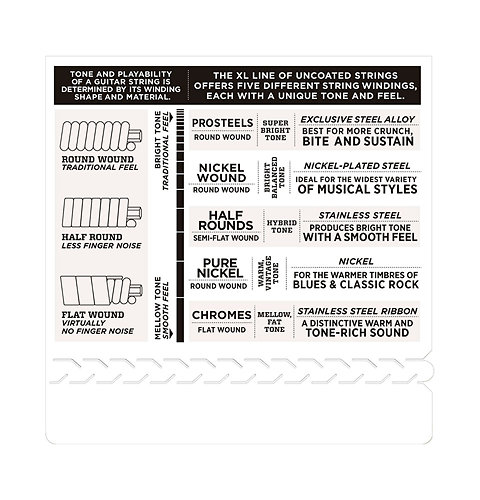 EXL110W Nickel Wound Regular Light Wound 3rd 10-46 D'Addario