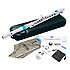 Student Flute White/Blue Nuvo
