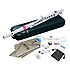 Student Flute White/Pink Nuvo