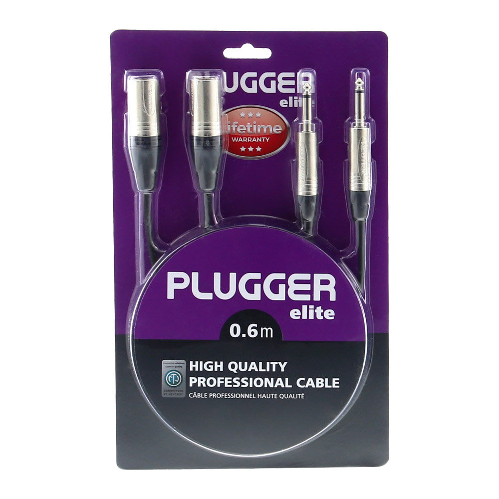 Plugger Câble Jack Mâle Mono - Jack Mâle Mono 3m Easy - Câble