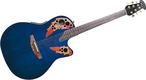 Ovation CSE44 8T CELEBRITY Transparent Blue