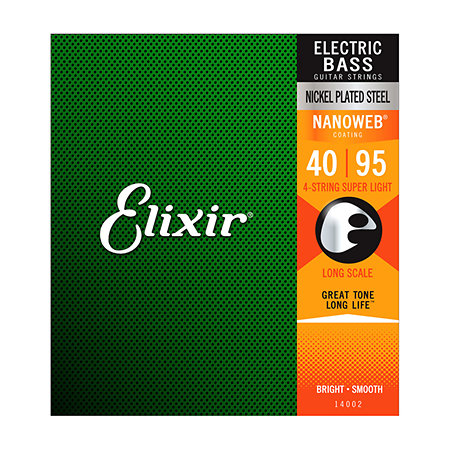 Elixir 14002 Nanoweb 40/95 Bass Extra Light
