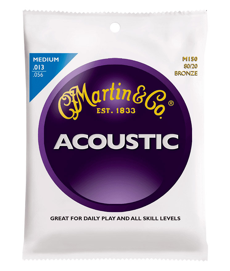 Acoustic M150 Medium 13-56 Martin Strings