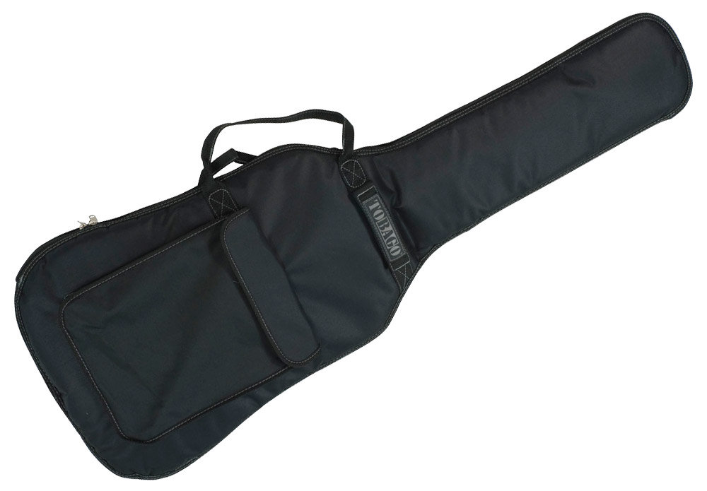 Housse Guitare Classique 4/4 TOBAGO Soft Case 45 - Polyester 600D - Rembourrée - Poche Frontale - Noir
