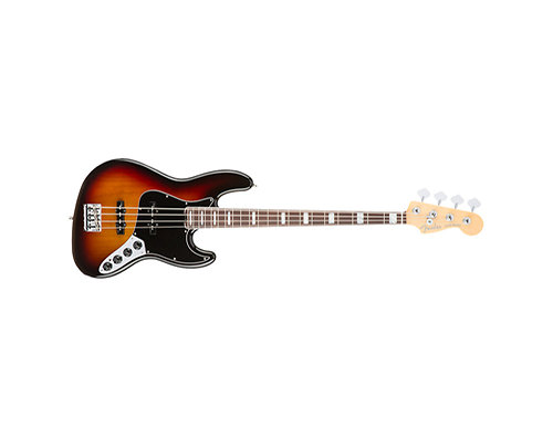 American Elite Jazz Bass RW 3-Color Sunburst + Etui Fender