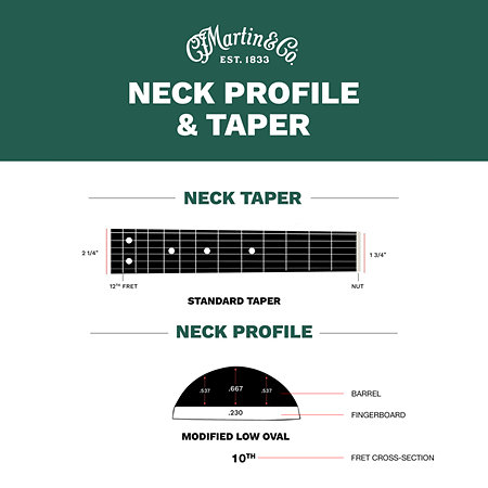 000-15M-L Left Handed + Housse Martin Guitars