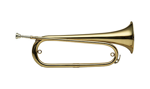 Trompette De Cavalerie En Laiton - Clairon Portable Si Bémol Pour Débutants Et Musiciens