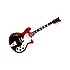TSH-1 Metallic Red Reverse Burst Schecter