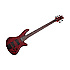 Stiletto Custom basse 6 Vampyre Red Satin Schecter
