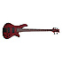 Stiletto Custom basse 6 Vampyre Red Satin Schecter