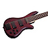 Stiletto Custom basse 6 Vampyre Red Satin Schecter