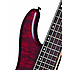 Stiletto Custom basse 6 Vampyre Red Satin Schecter