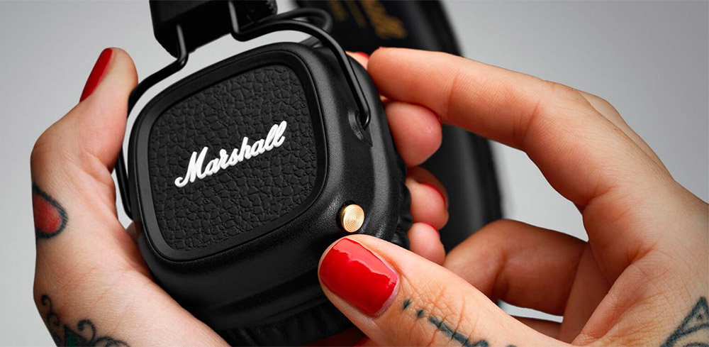 Marshall Major Mkii Bluetooth Black Casque Iphone Ipod Mp3