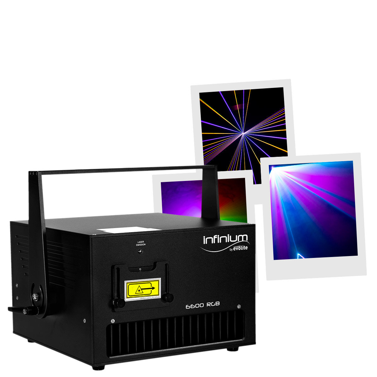 Infinium 6600 RGB : Multicolor laser Evolite - SonoVente.com - en