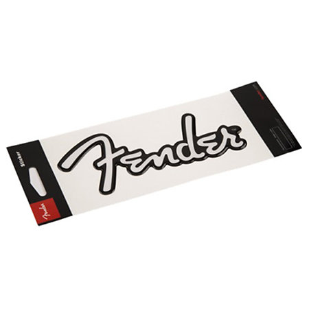 Fender Fender Amp Logo 3D Sticker White