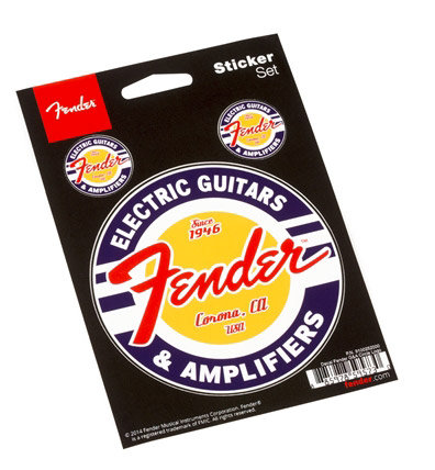 Fender Window Decals Guitar and Amp Logo Fender