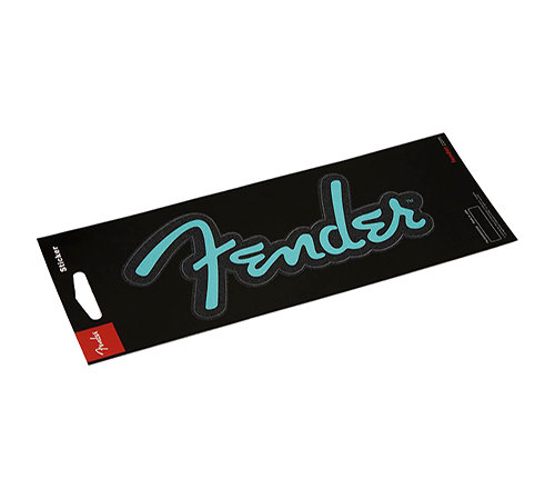 Fender Fender Logo Sticker Turquoise Glitter