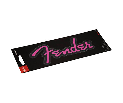 Fender Fender Logo Sticker Pink Glitter