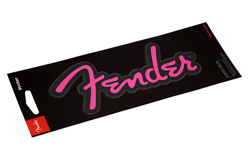 Fender Logo Sticker Purple Glitter Fender