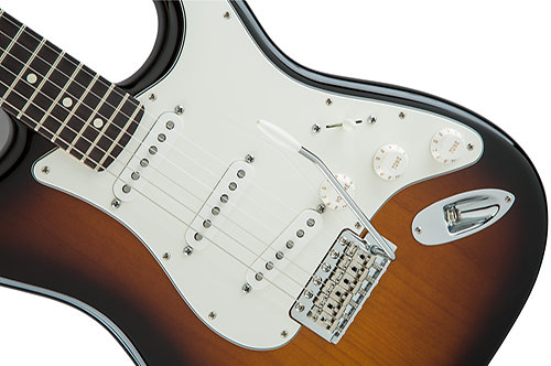 American Special Stratocaster 2-Color Sunburst RW + Housse Fender