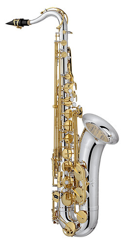 Jupiter JTS 1100SGQ Saxophone Ténor, corps argenté, clés vernies, Sona Pure
