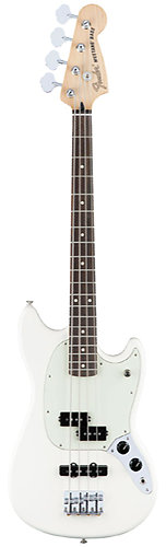 Fender Offset Mustang Bass PJ Olympic White