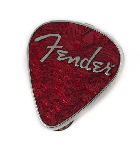 Fender Guitar Pick Pin Red
