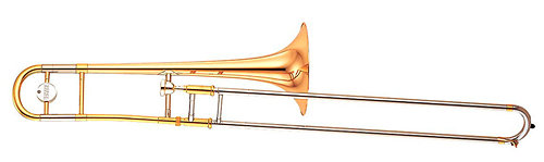 Yamaha YSL 445 GE II Trombone Simple, Perce Intermédiaire, Pavillon Cuivre Rose