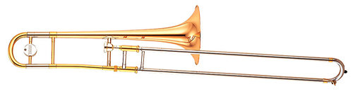 YSL 447 GE II Trombone Ténor Simple, Grosse Perce, Pavillon Cuivre Rose Yamaha