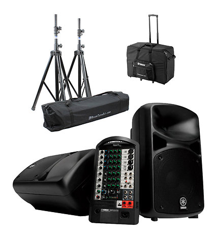 Yamaha stagepas best sale 600bt bundle