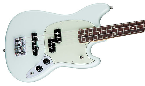 Offset Mustang Bass PJ Sonic Blue Fender