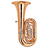 YBB 841 GE tuba en Sib cuivre rose Verni Série Custom Yamaha