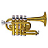 YTR 6810 Trompette Piccolo Sib/La, vernie Yamaha