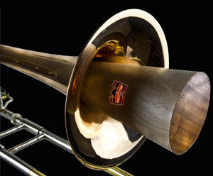 Sourdine trombone basse sèche en bois Denis Wick