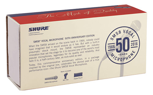 SM58 Edition 50ème Anniversaire Shure