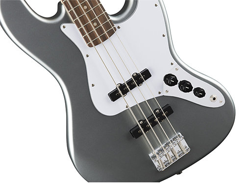 Affinity Jazz Bass Slick Silver Squier by FENDER