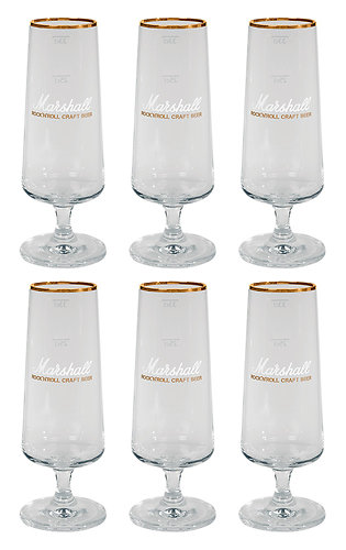 6 verres 33cl Marshall