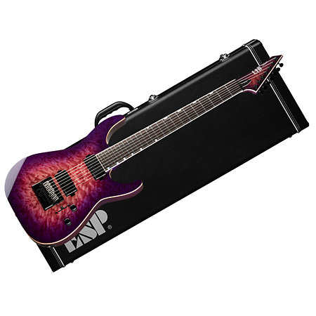 LTD M-1007B ET ltd Baritone Evertune 7 cordes Cranberry Burst + Etui