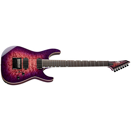 M-1007B ET ltd Baritone Evertune 7 cordes Cranberry Burst + Etui LTD