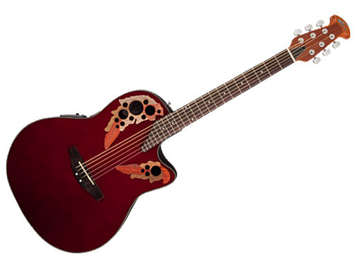 Ovation Applause Elite Ruby Red AE44-RR