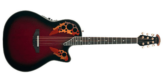 Ovation Elite Black Cherry Burst 2078AX-BCB