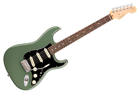 Fender American Pro Stratocaster Antique Olive RW + Etui
