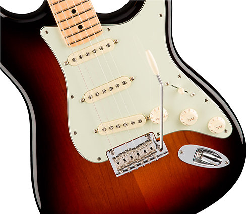 American Pro Stratocaster 3 Color Sunburst MN + Etui Fender
